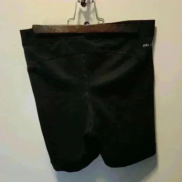 2 pair Nike pro shorts, dri-fit, womans medium, 1 pair gray the other black - Picture 4 of 4